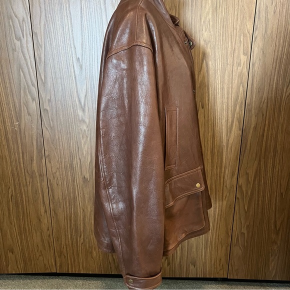 Vintage Orvis Leather Coat - Picture 7 of 14